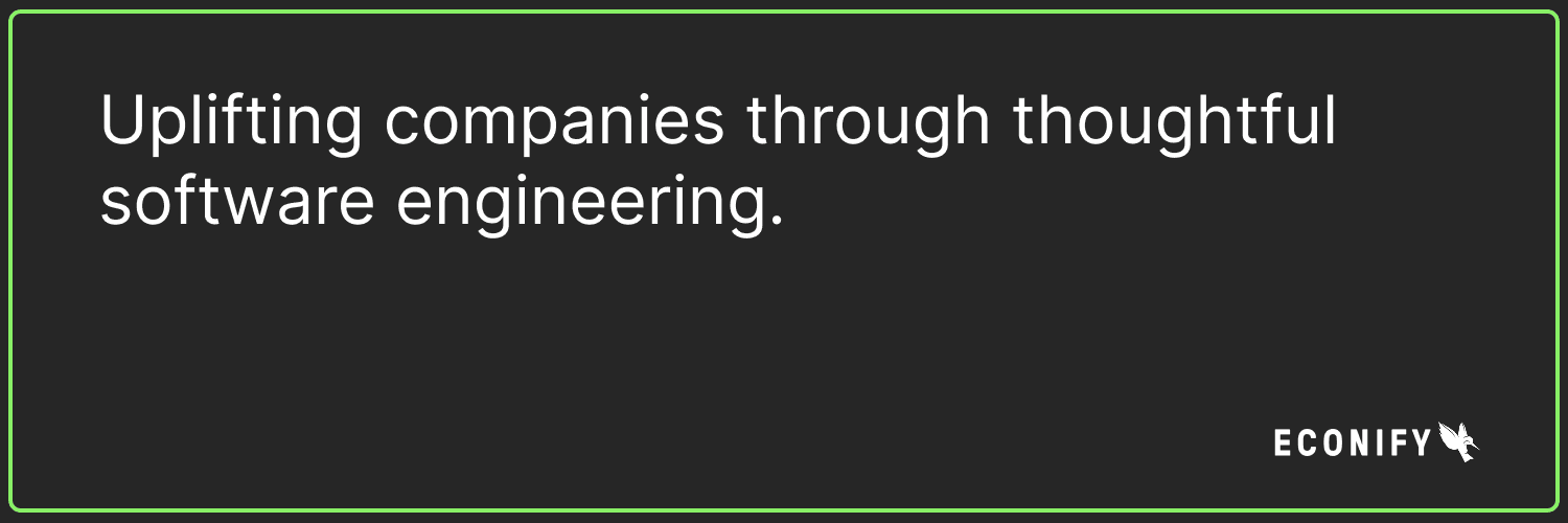 econify banner vercel page